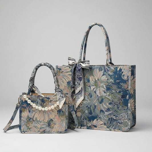 Women's Large-capacity Printed Messenger Handbag