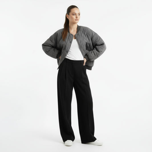 Women's loose-fit wadded jacket