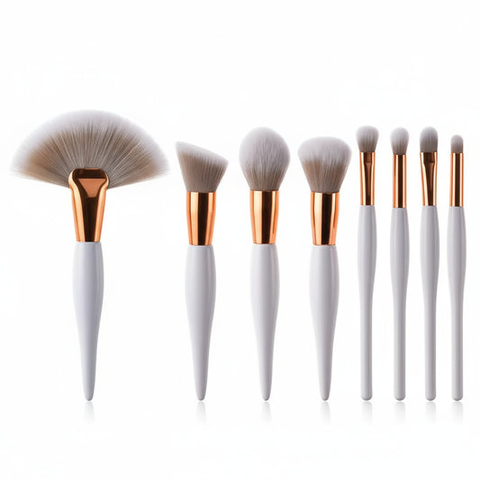 4 or 8-Piece Makeup Brush Set