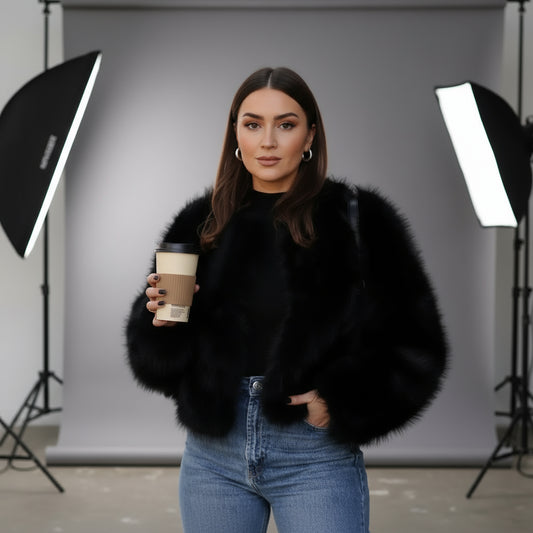 Short Tokas Fur Coat