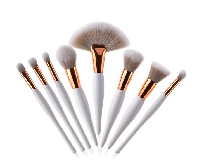 4 or 8-Piece Makeup Brush Set