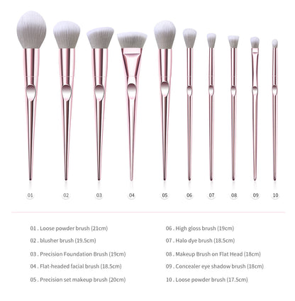 Makeup Brush Set with Portable Storage Bag
