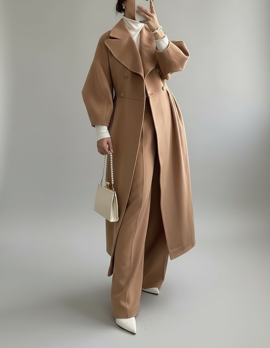 Vintage Court Lantern Sleeve Lapel Jacket