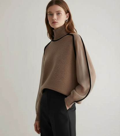 Winter Half Turtleneck Pullover Knitted Sweater