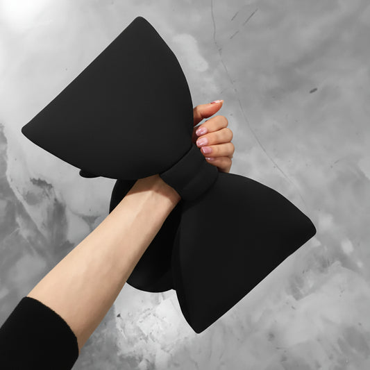 Cute Bow Space Cotton Handbag