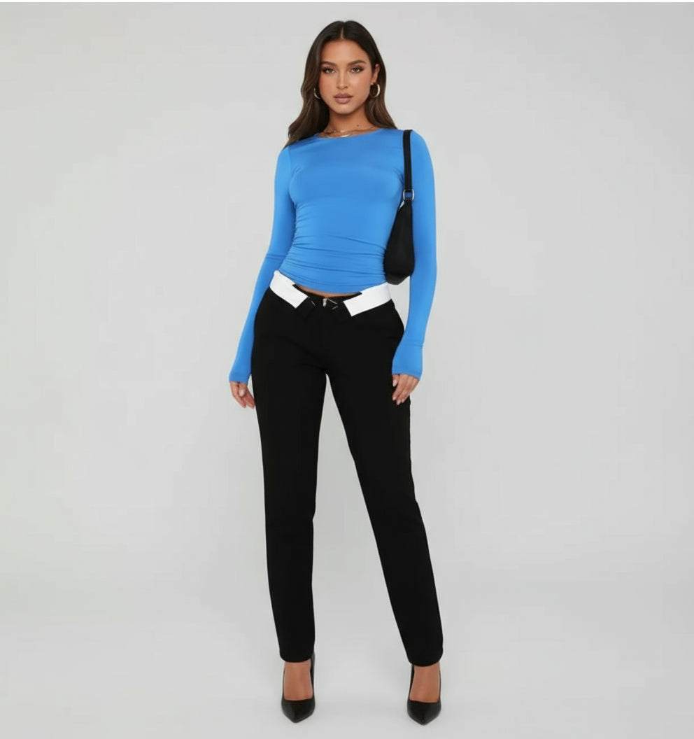 Women's Slim Fit Long Sleeve Sweater