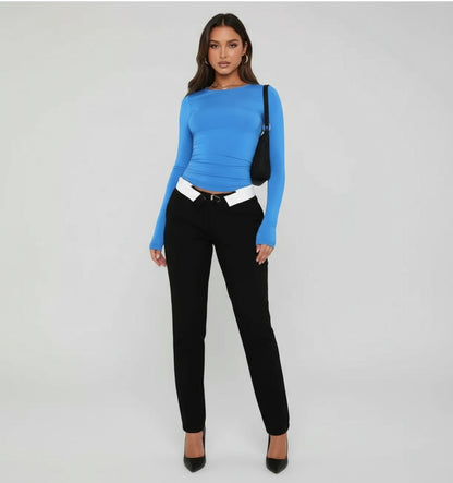 Women's Slim Fit Long Sleeve Sweater