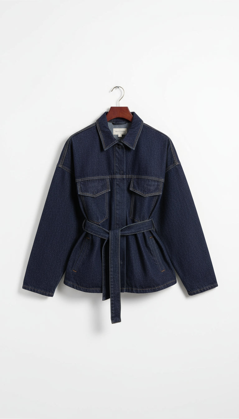 Vintage Denim Jacket and Pants Set (One Set)