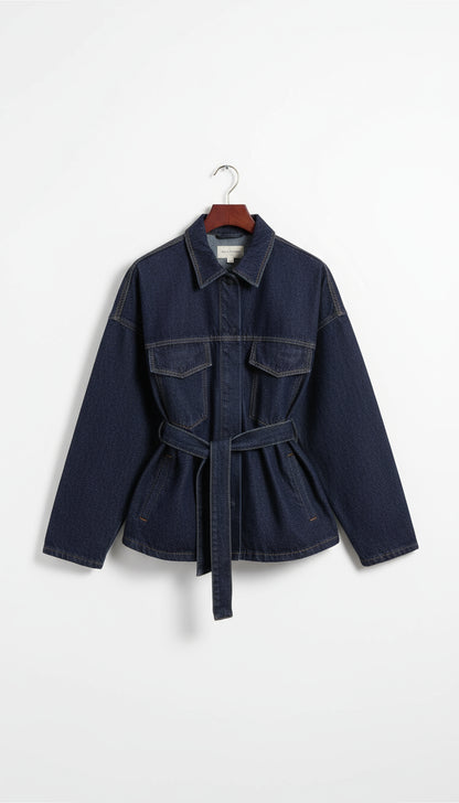 Vintage Denim Jacket and Pants Set (One Set)