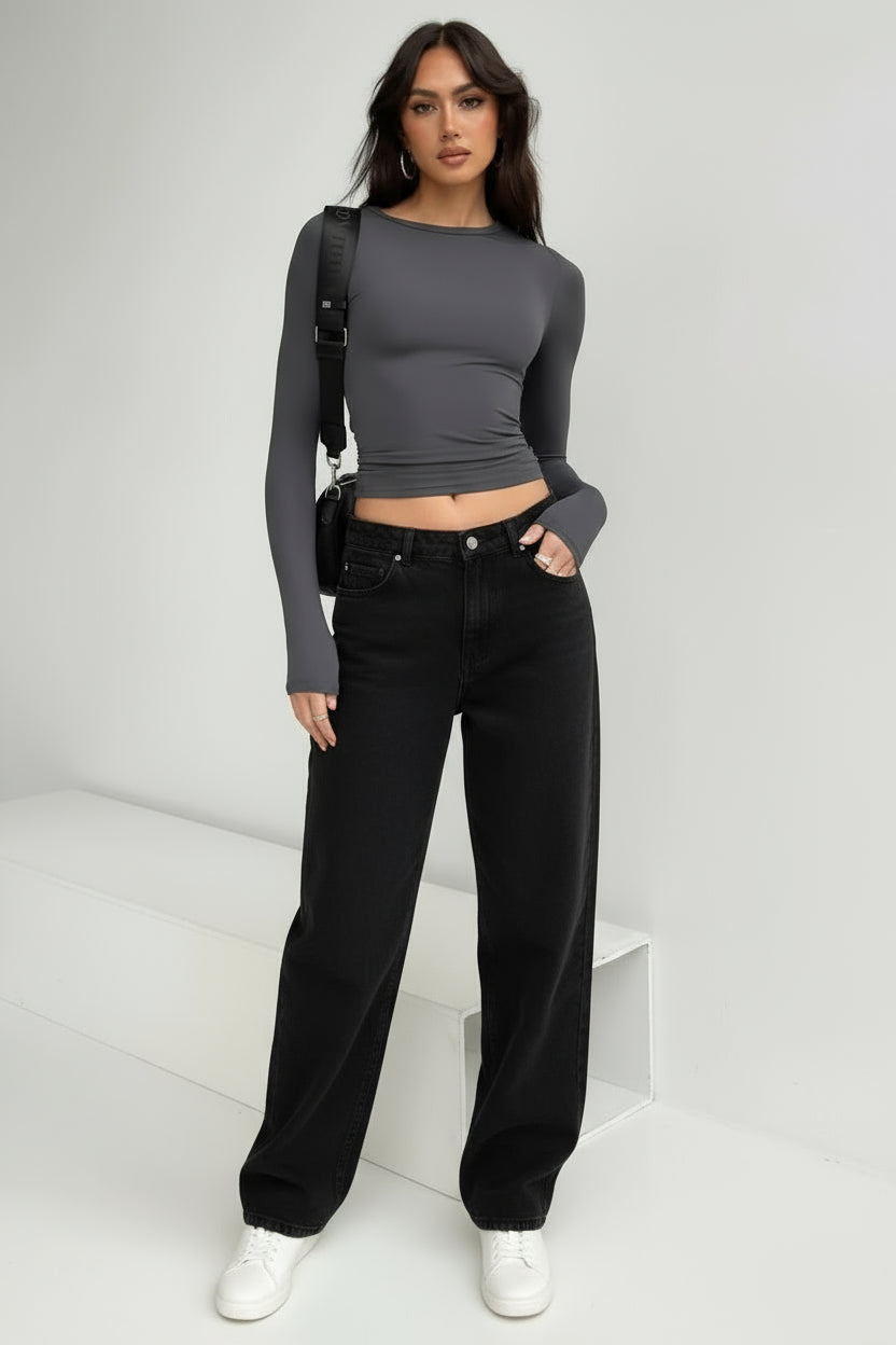 Women's Slim Fit Long Sleeve Sweater