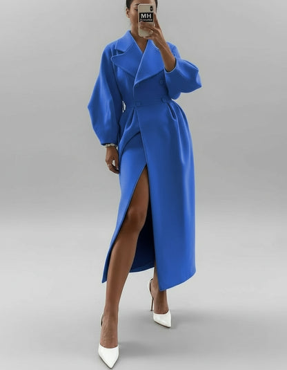 Vintage Court Lantern Sleeve Lapel Jacket