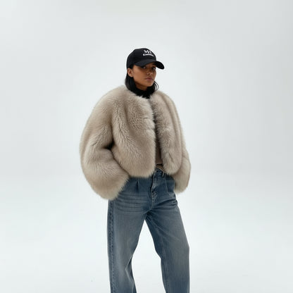 Short Tokas Fur Coat