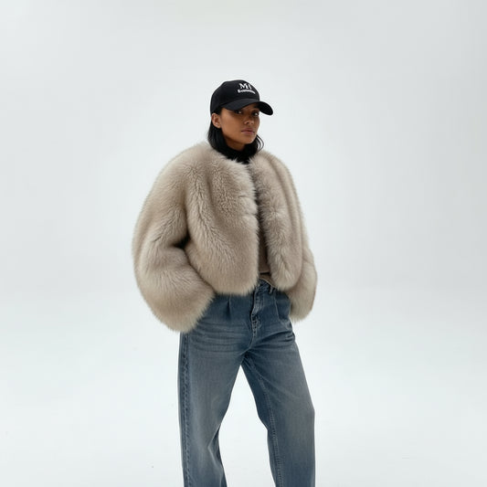 Short Tokas Fur Coat