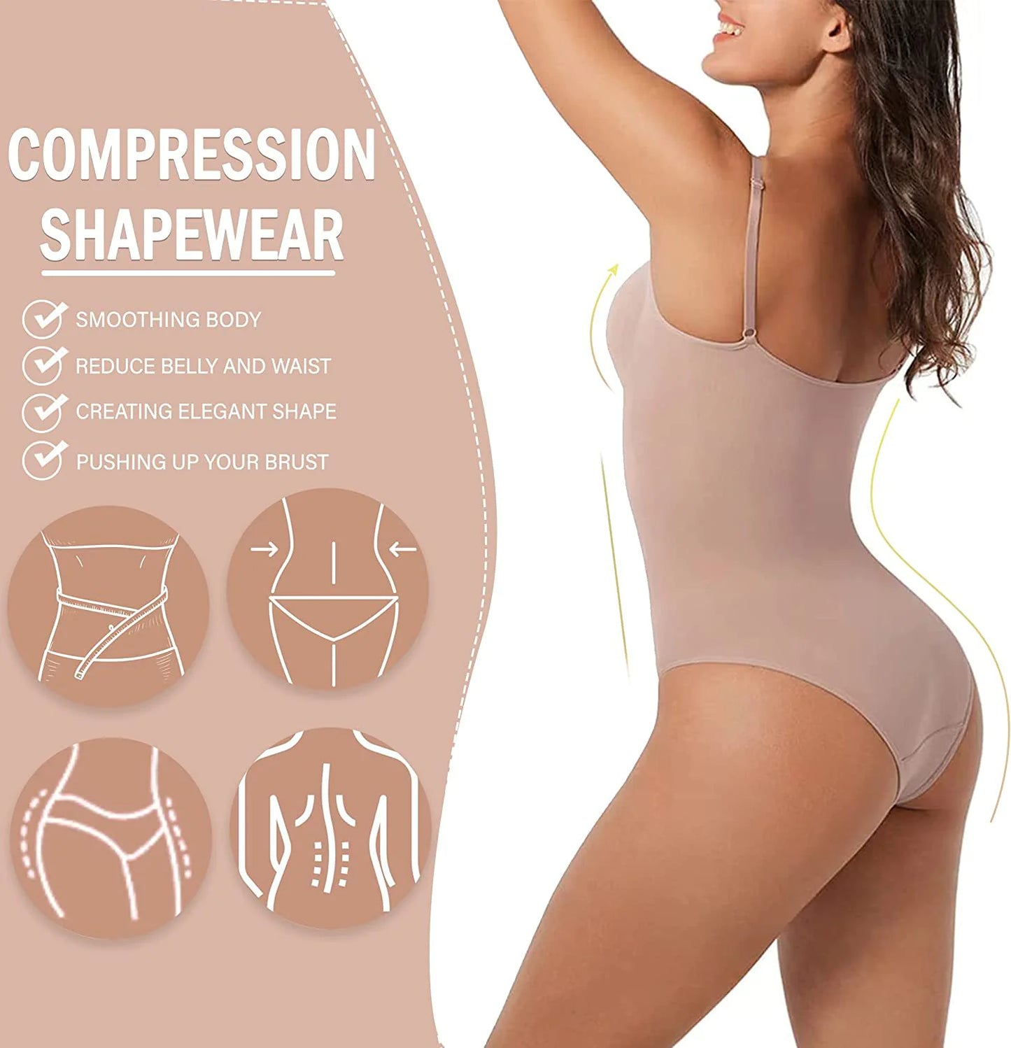 High-Waist Shaping Corset Underwear