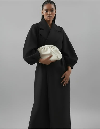 Vintage Court Lantern Sleeve Lapel Jacket