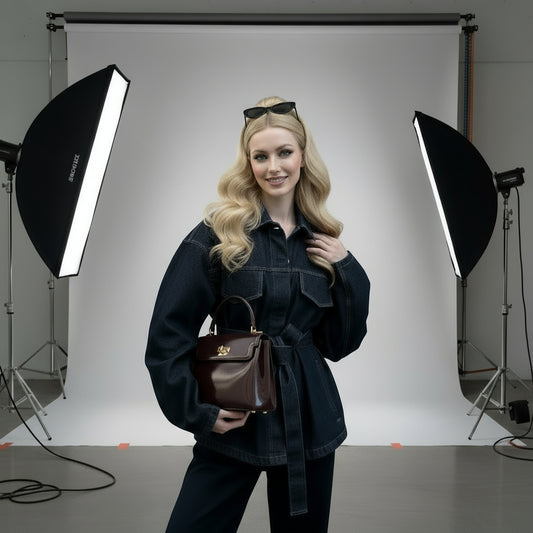 Vintage Denim Jacket and Pants Set (One Set)