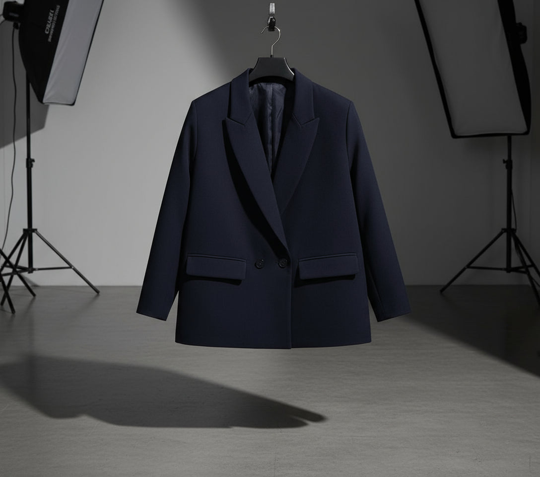 Stylish women's casual blazer jacket