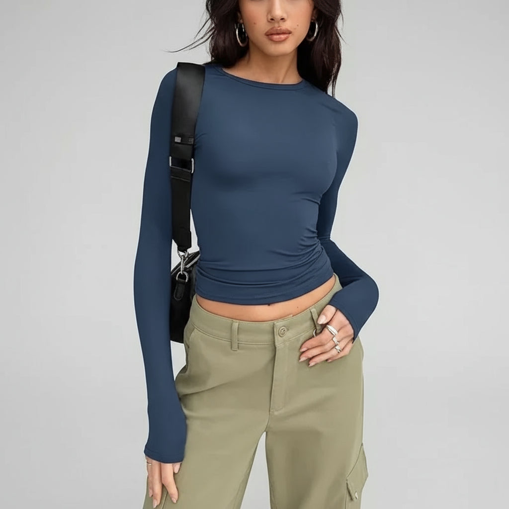 Women's Slim Fit Long Sleeve Sweater