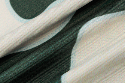 Backless Long Sleeve Slim Fit Printed Dress for Women