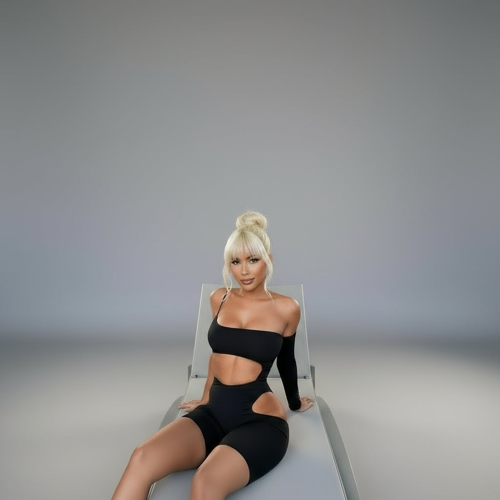 Summer Women's Sexy Cutout Bodysuit Outfit