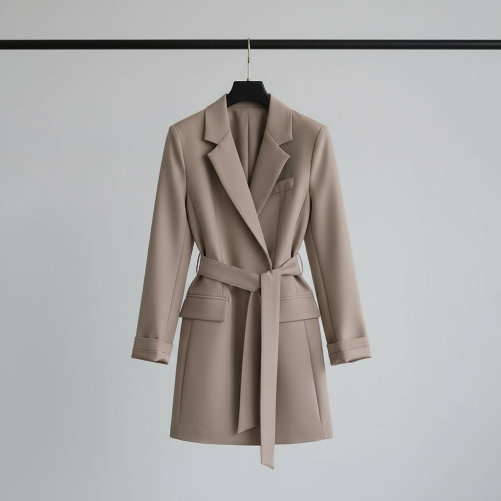 Chic Retro Spring Autumn Women's Casual Blazer Jacket