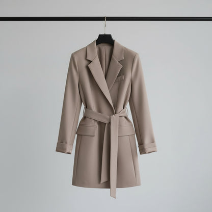 Chic Retro Spring Autumn Women's Casual Blazer Jacket