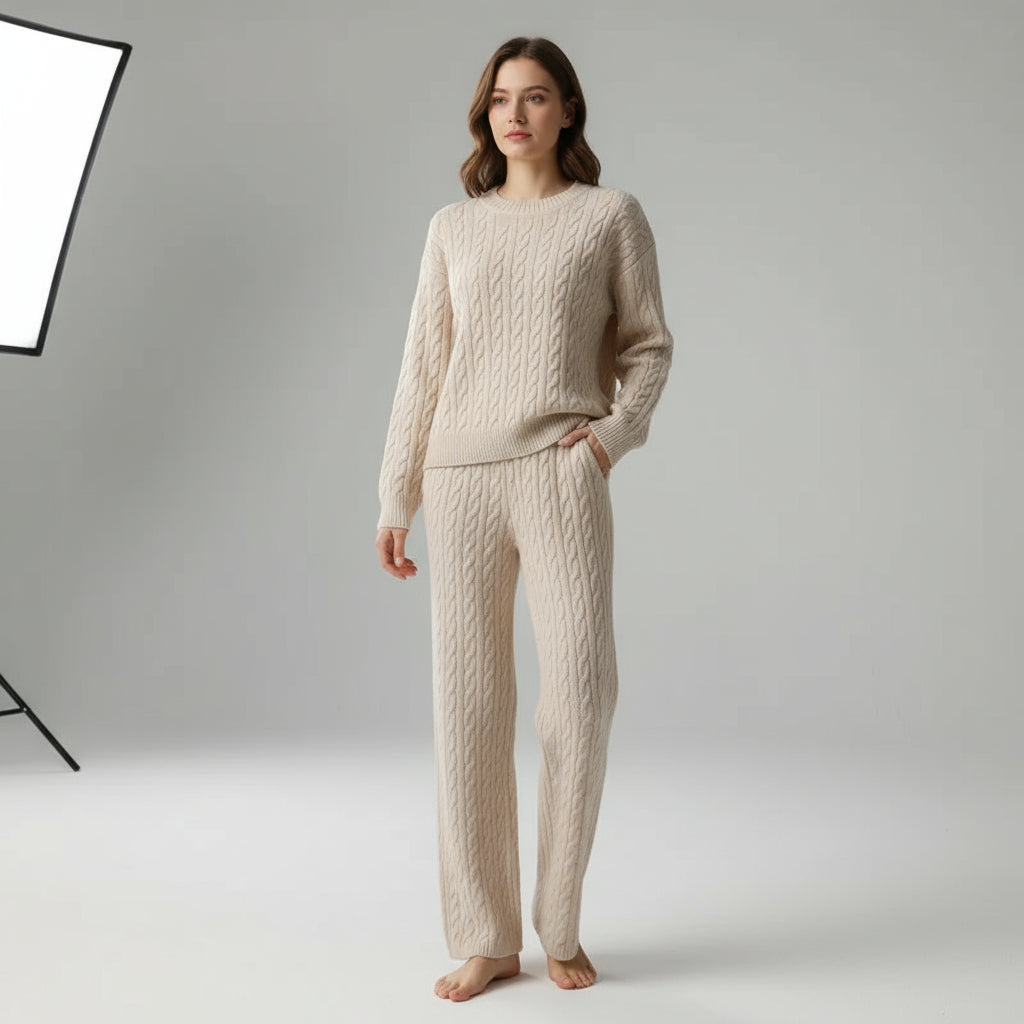 Sweater pullover and pants set