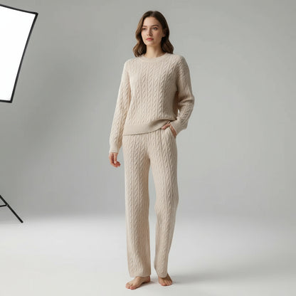 Sweater pullover and pants set