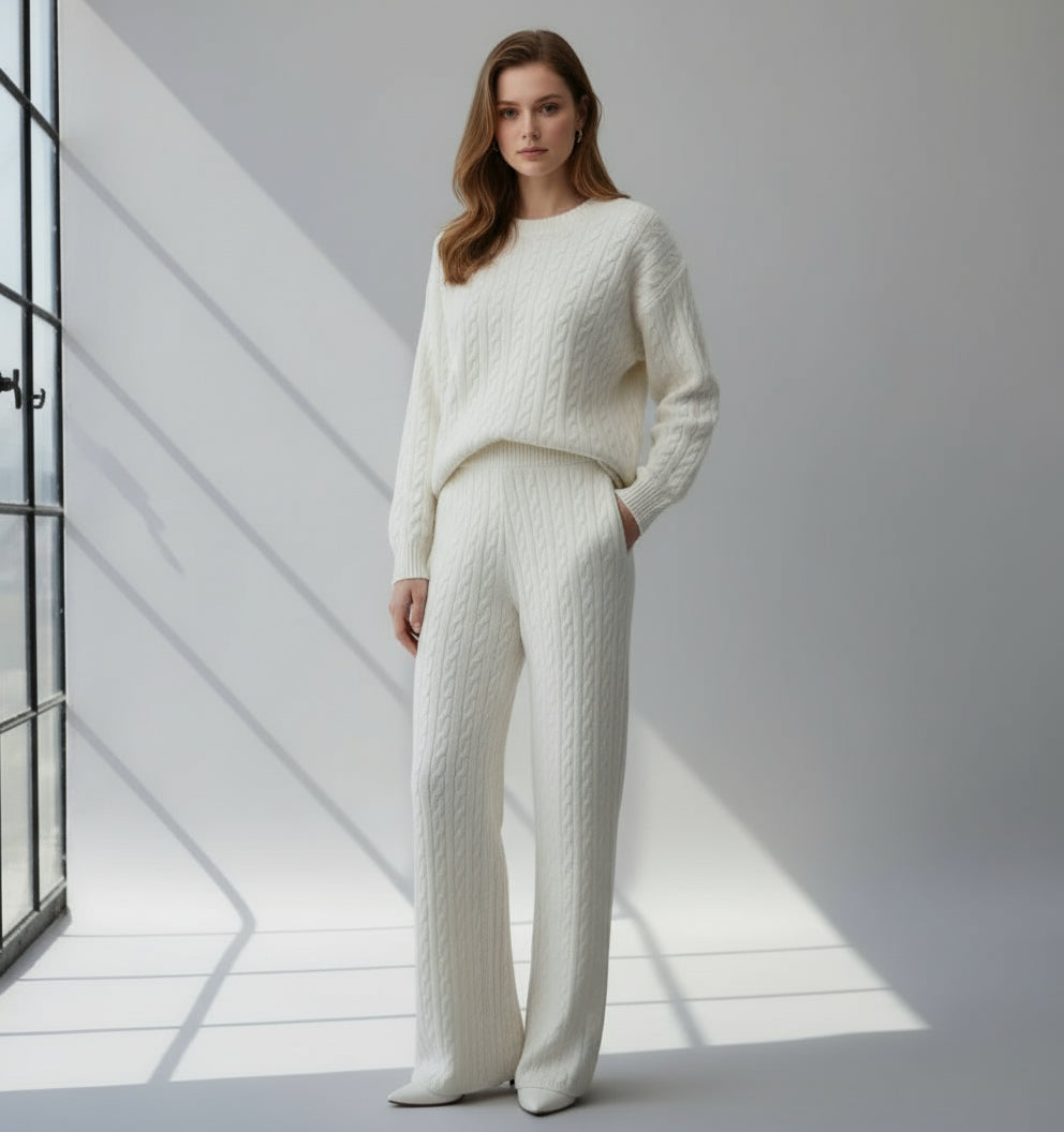 Sweater pullover and pants set