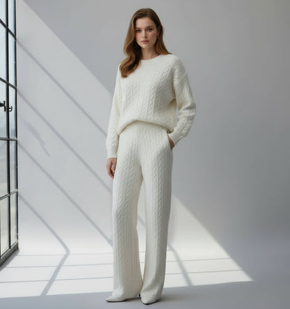 Sweater pullover and pants set