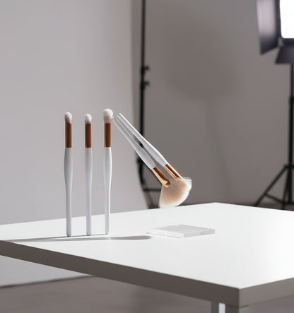 4 or 8-Piece Makeup Brush Set