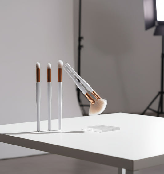 4 or 8-Piece Makeup Brush Set