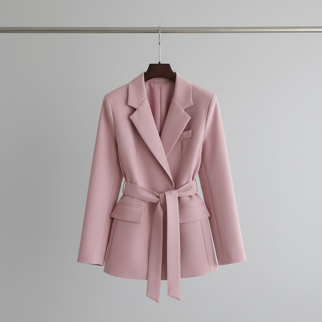 Chic Retro Spring Autumn Women's Casual Blazer Jacket