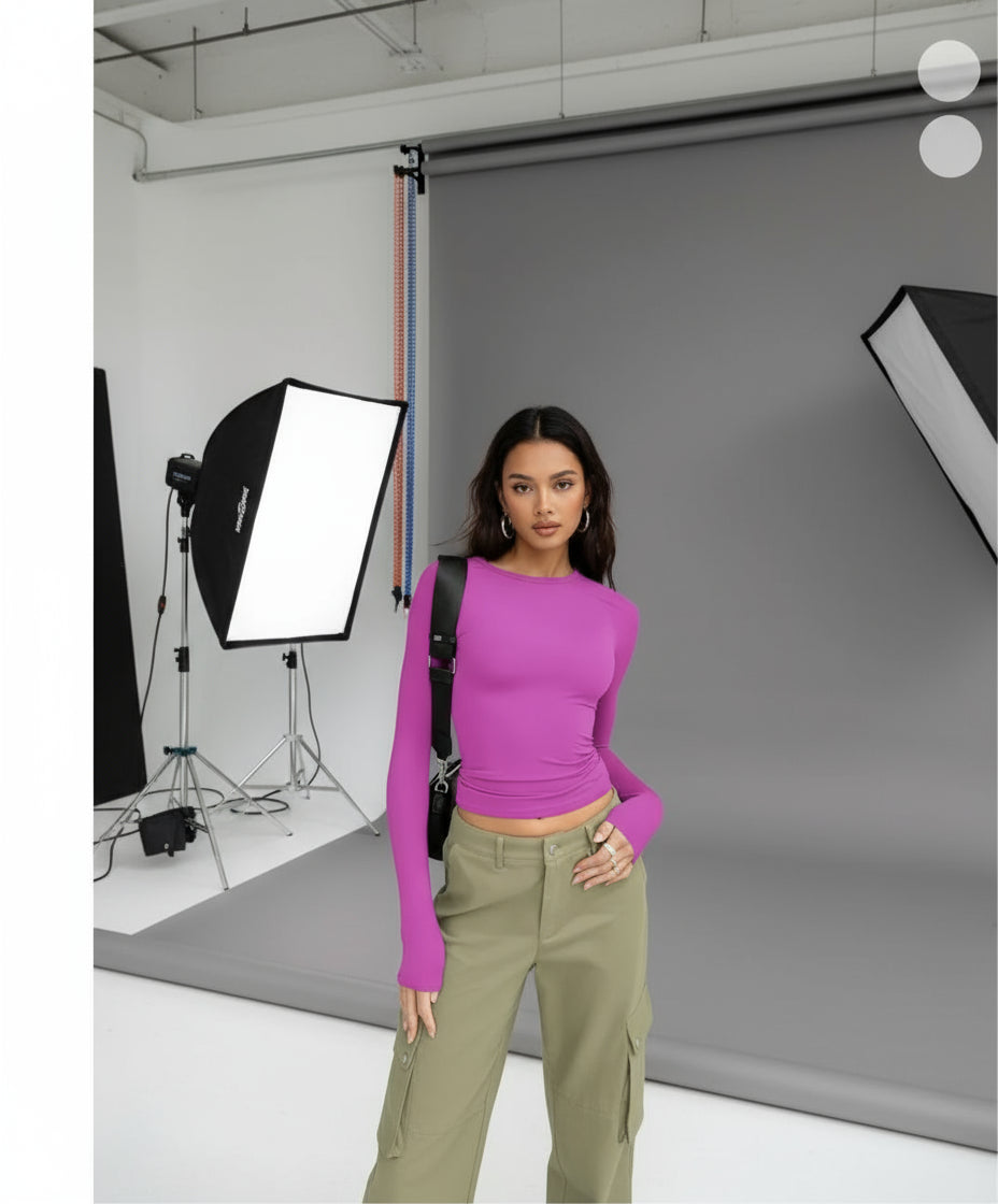 Women's Slim Fit Long Sleeve Sweater