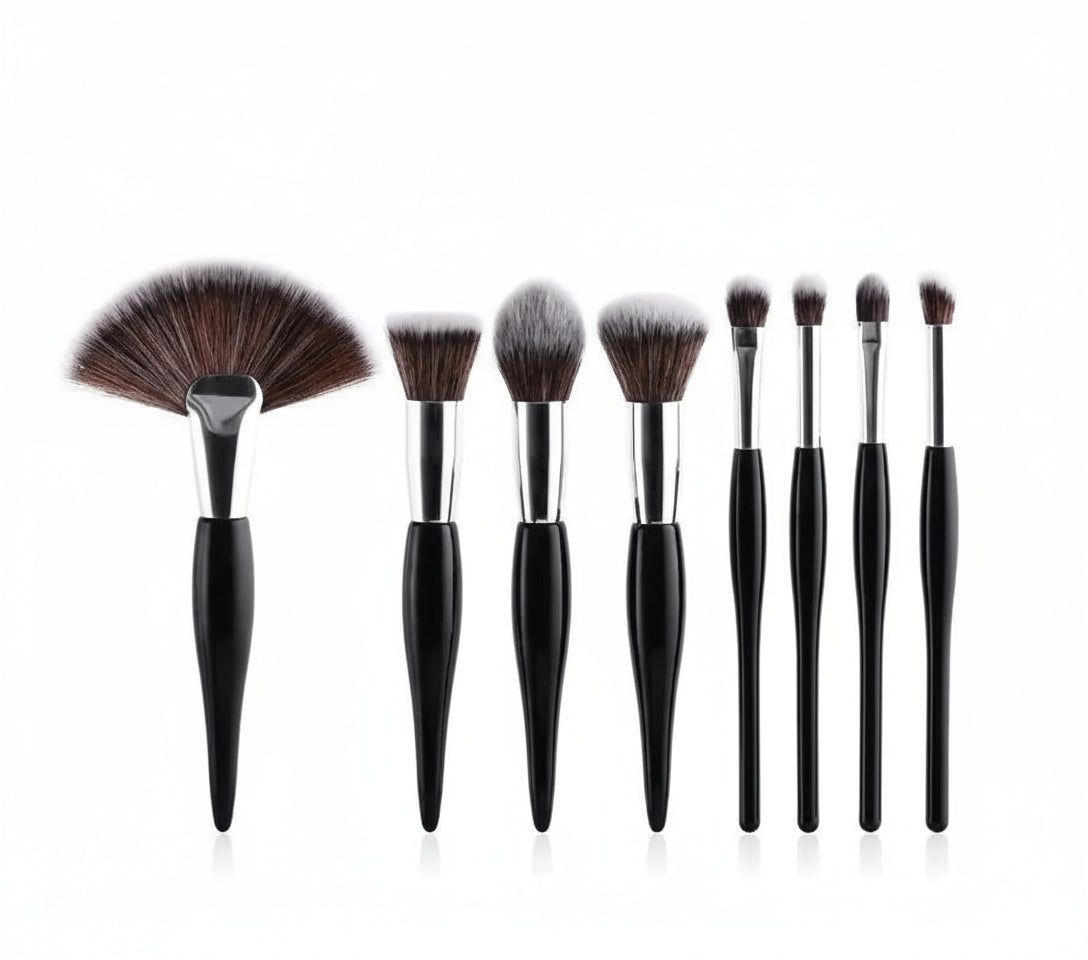 4 or 8-Piece Makeup Brush Set