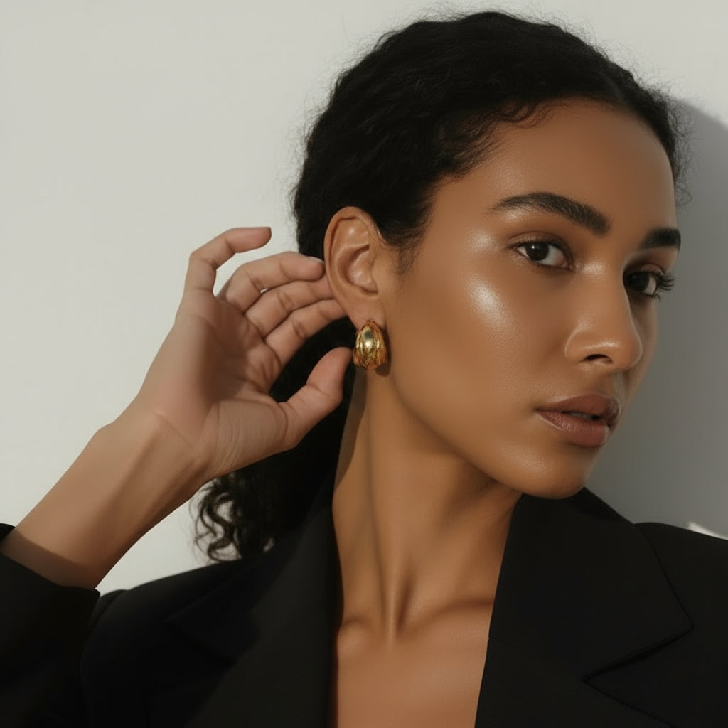 Retro Fashion Earrings - Minimalist Designer Style