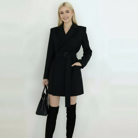 Chic Retro Spring Autumn Women's Casual Blazer Jacket