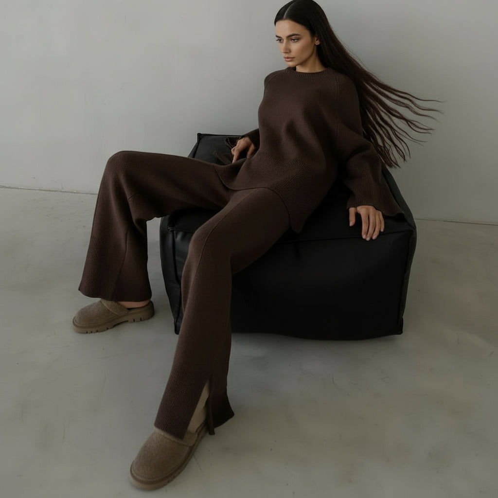 Sweater &amp; Knit Pants Set