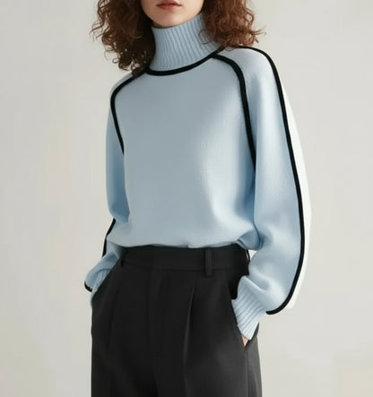 Winter Half Turtleneck Pullover Knitted Sweater