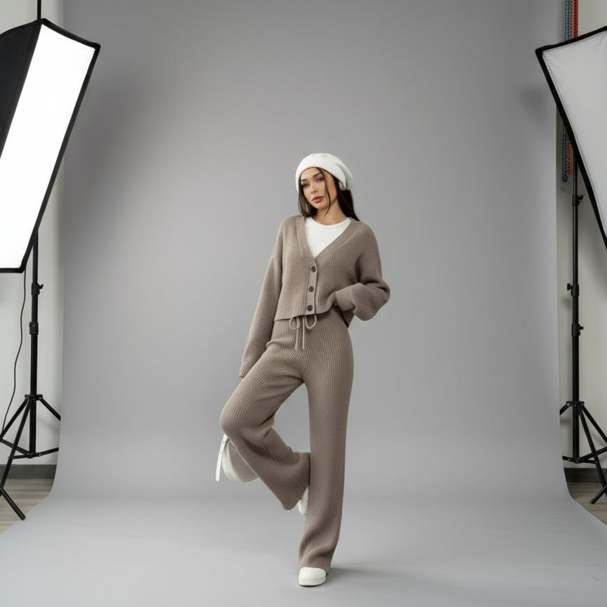 ChicKnit Women's Sweater Set