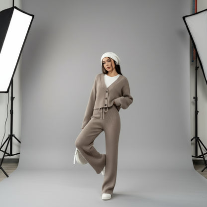 ChicKnit Women's Sweater Set