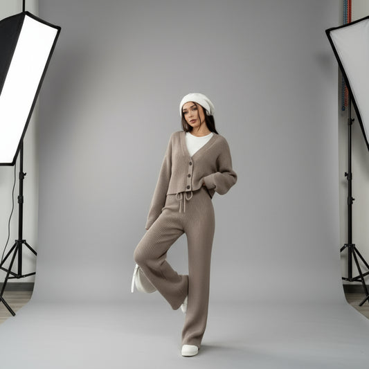 ChicKnit Women's Sweater Set