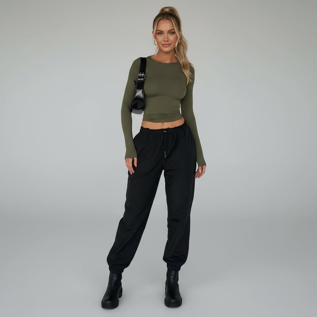 Women's Slim Fit Long Sleeve Sweater