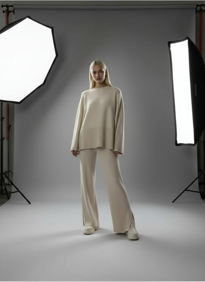 Sweater &amp; Knit Pants Set