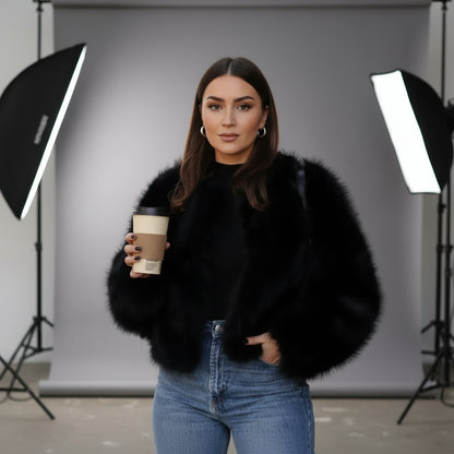 Short Tokas Fur Coat