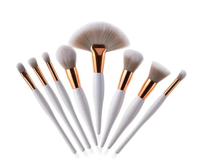 4 or 8-Piece Makeup Brush Set